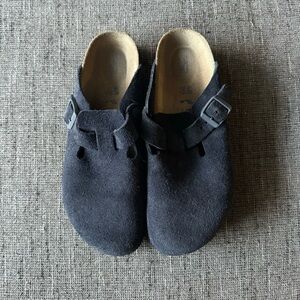 Birkenstock Clogs Size 8 Dark Navy